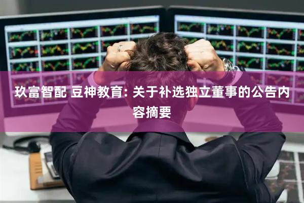 玖富智配 豆神教育: 关于补选独立董事的公告内容摘要