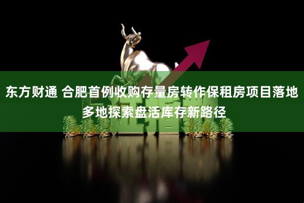 东方财通 合肥首例收购存量房转作保租房项目落地 多地探索盘活库存新路径